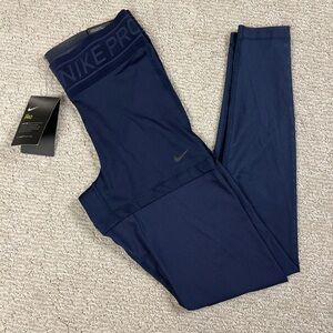 Nike Pro Navy Leggings